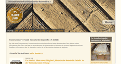 Desktop Screenshot of historische-baustoffe.de